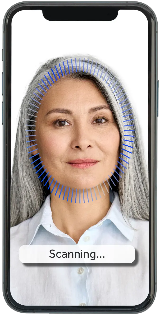 facia active liveness face scanning