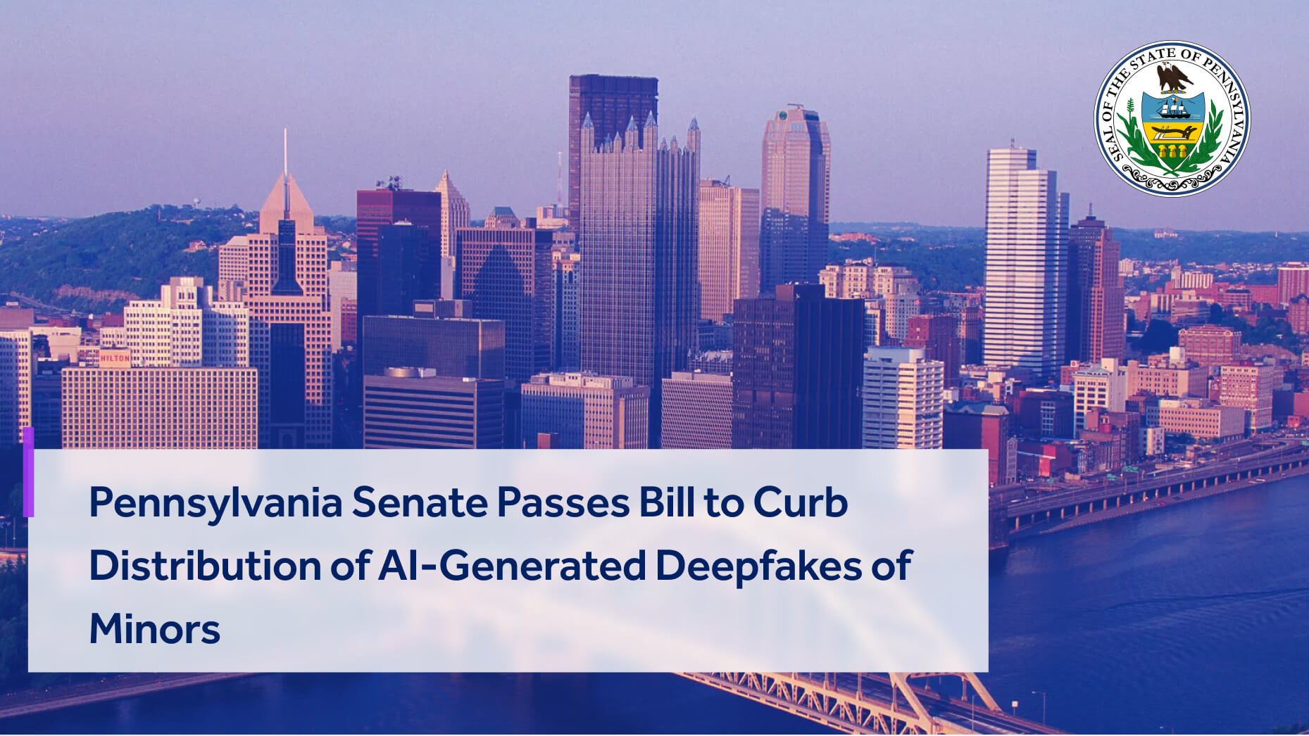 This featured image is related to the news on Senate Bill 12313 passed by the Pennsylvania Senate to combat the sharing of AI-generated explicit images of minors.