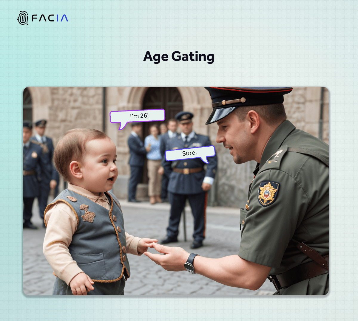 Age gating is like a toddler walking up to a gate guard at an establishment and saying “I’m 26”, and the guard lets them in.