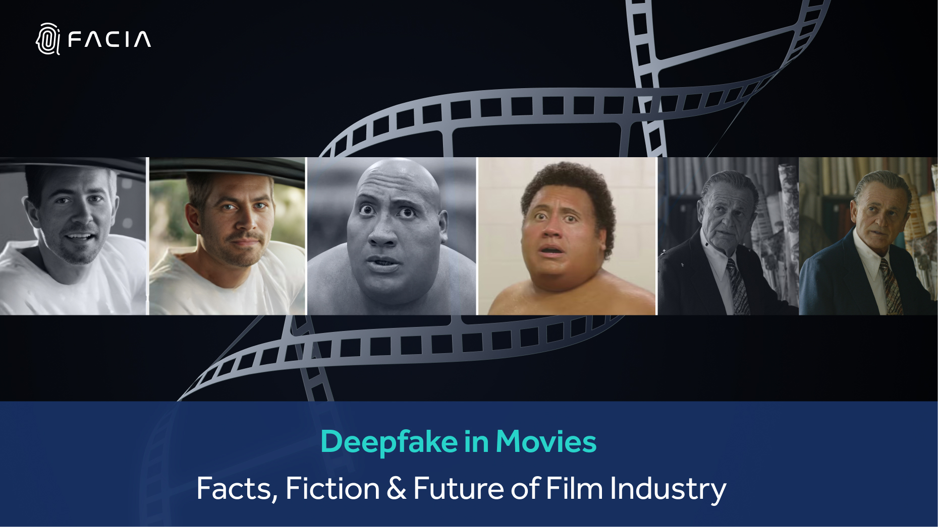 Banner Image of blog on Deepfake Technology used in the Film Industry.