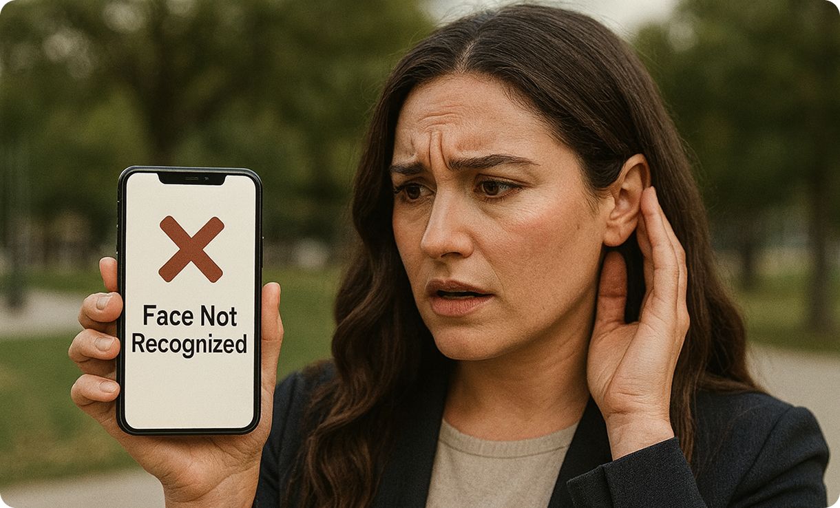 Face ID Rejection with Makeup changes