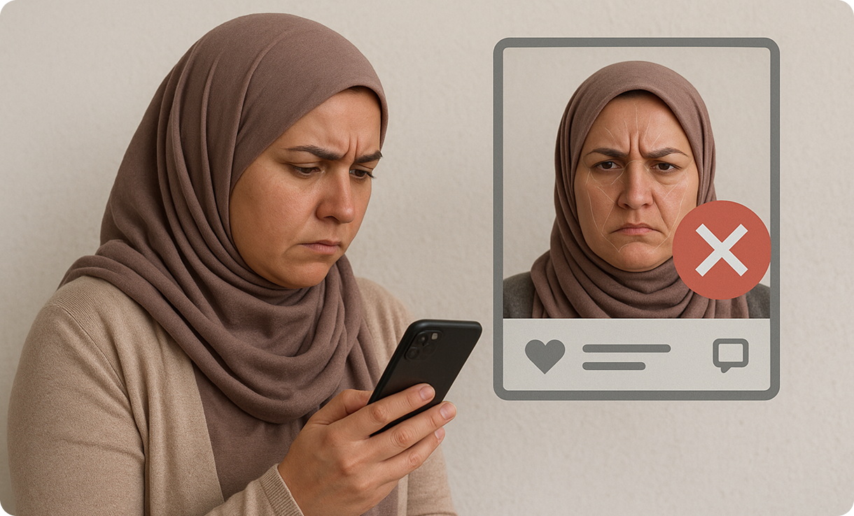 Hijab-Wearing users on Dating apps