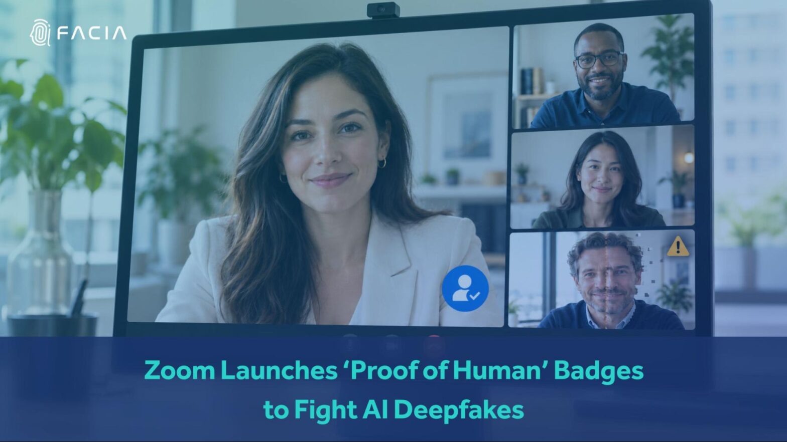 Zoom launches proof of human badges to fight deepfakes.